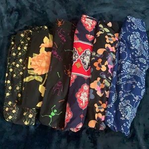 Lularoe TC leggings Lot of 6